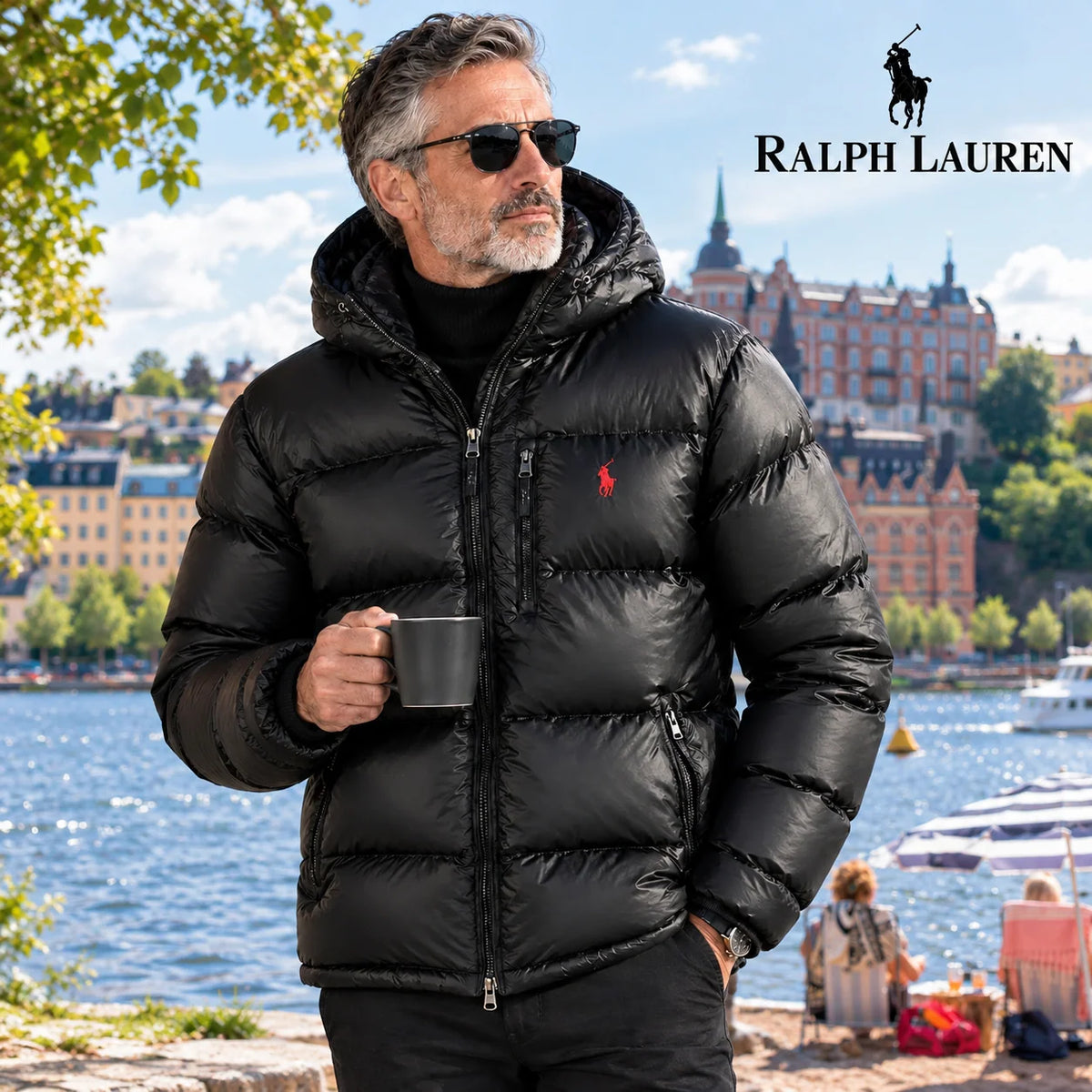 Classic | Herren Stepp-Winterjacke mit Kapuze