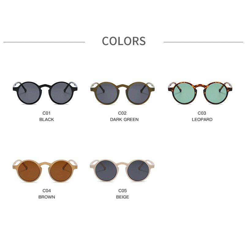 Retro-Rundsonnenbrille