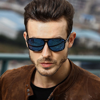 Coole quadratische Gradienten-Sonnenbrille