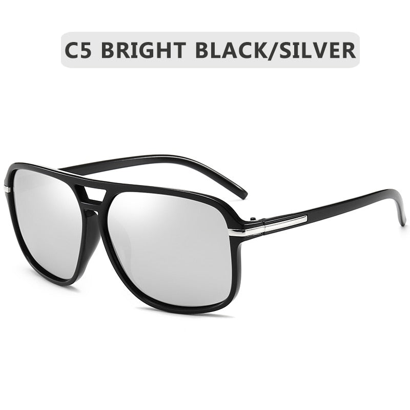 Coole quadratische Gradienten-Sonnenbrille