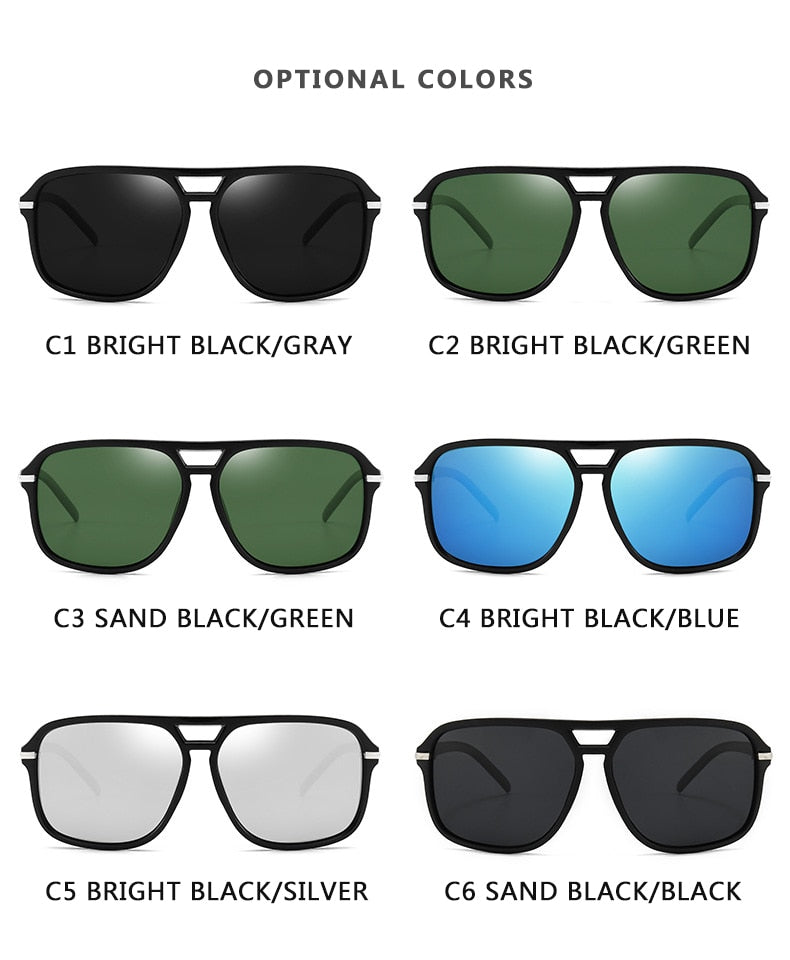 Coole quadratische Gradienten-Sonnenbrille