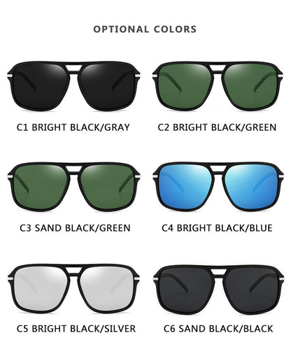 Coole quadratische Gradienten-Sonnenbrille