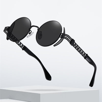 Runde Steampunk Sonnenbrille