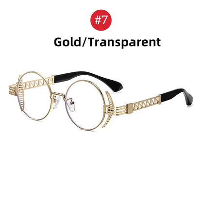 Runde Steampunk Sonnenbrille