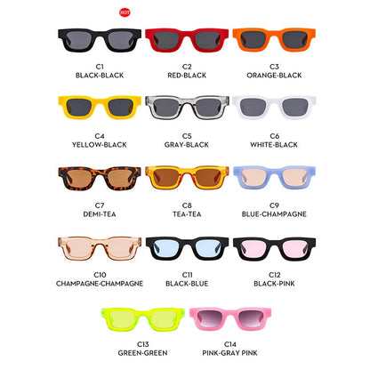 Beliebte kleine quadratische Sonnenbrille