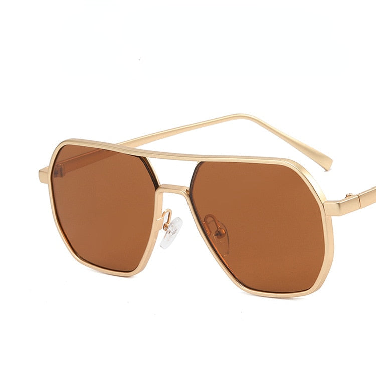 Retro-Sonnenbrille mit Metallgestell