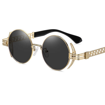 Runde Steampunk Sonnenbrille