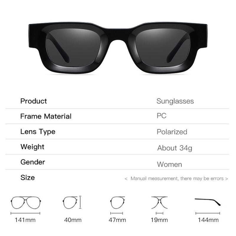 Kleine Rahmen Punk Sonnenbrille