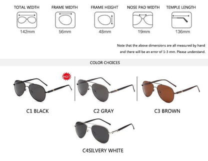 Klassische Piloten-Sonnenbrille